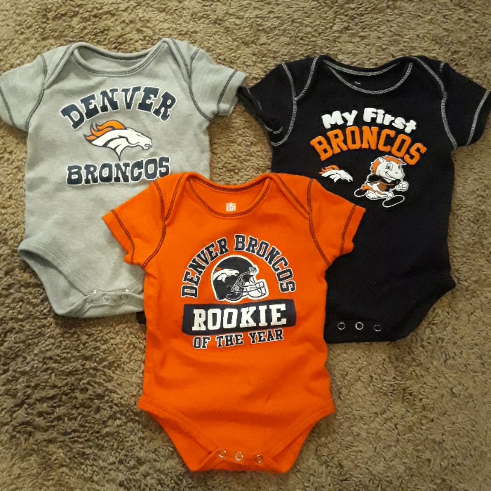 Denver Broncos onesies